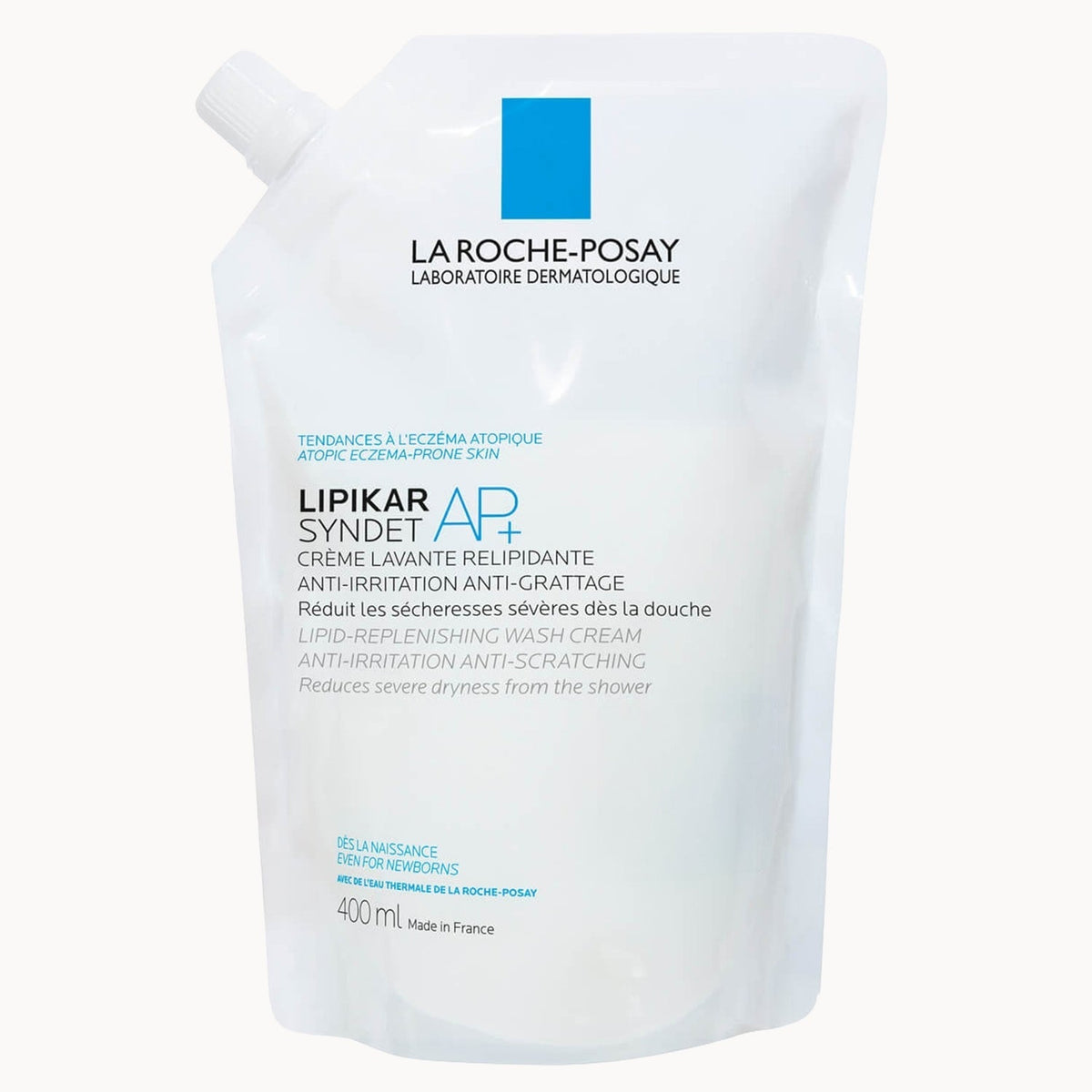 La Roche-Posay Lipikar Syndet AP+ Lipid-Replenishing Cream Wash Refill Pouch 400ml