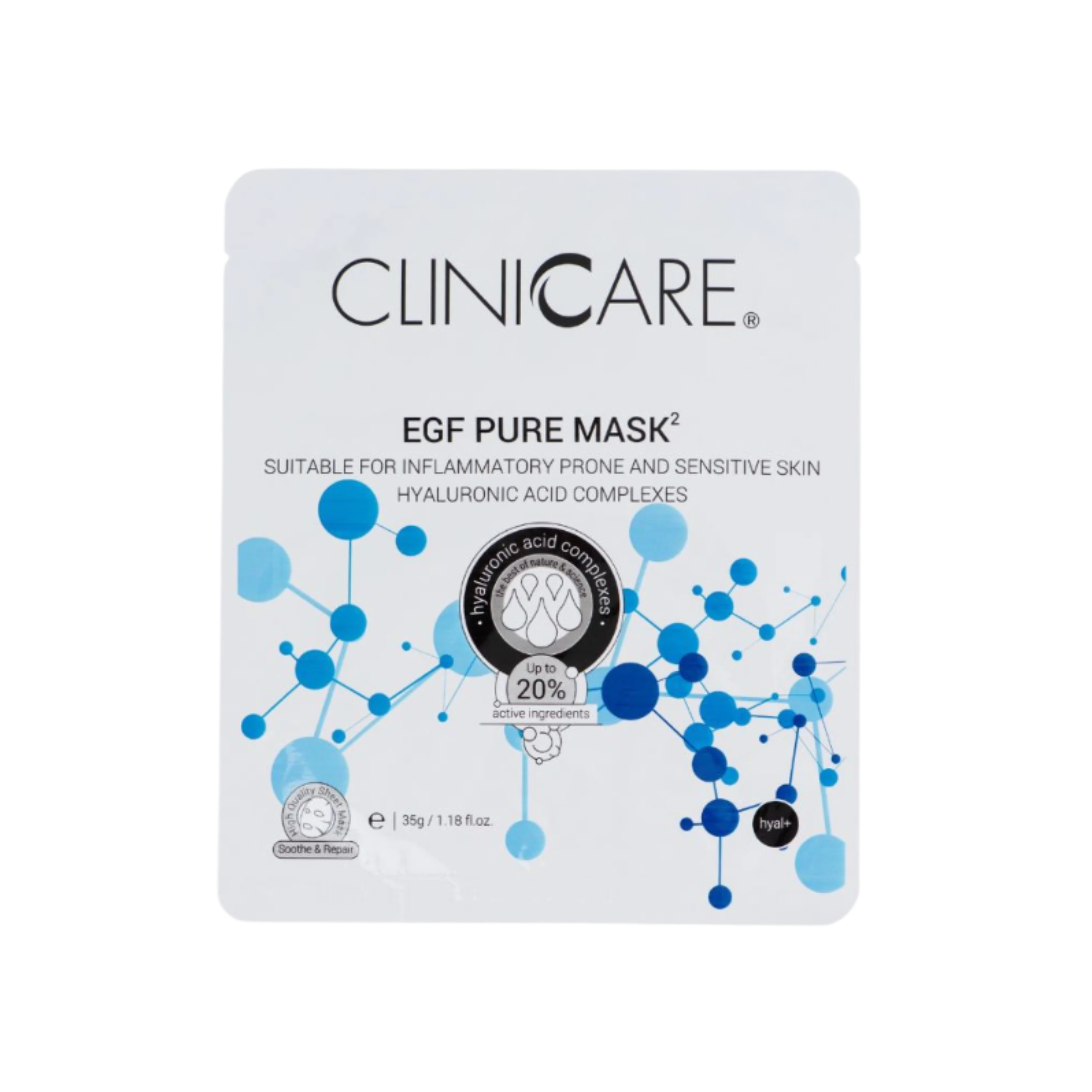ClinicCare EGF Pure Mask For Sensitive Skin (1 Sheet)