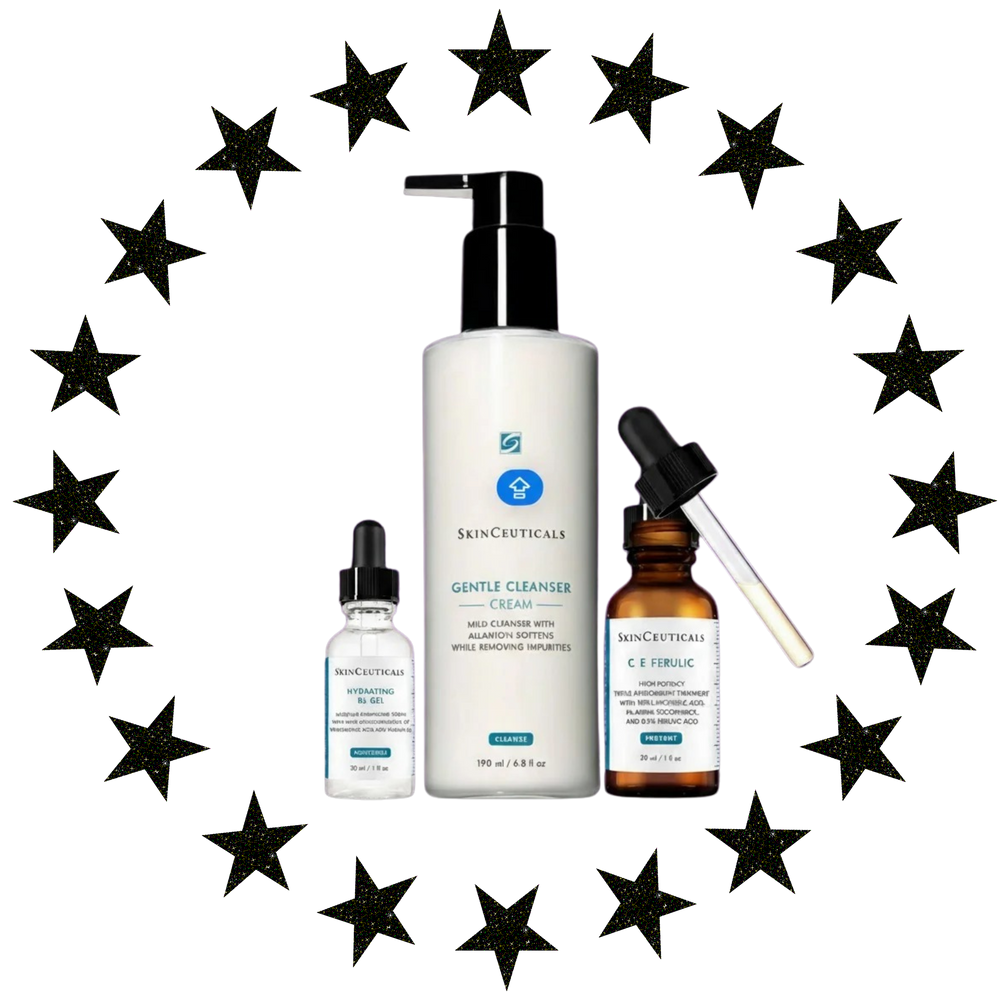 Skinceuticals Hydrate & Brighten Bundle  CE Ferulic 30ml + Gentle Cleanser Cream 190ml + Hydrating B5 15ml