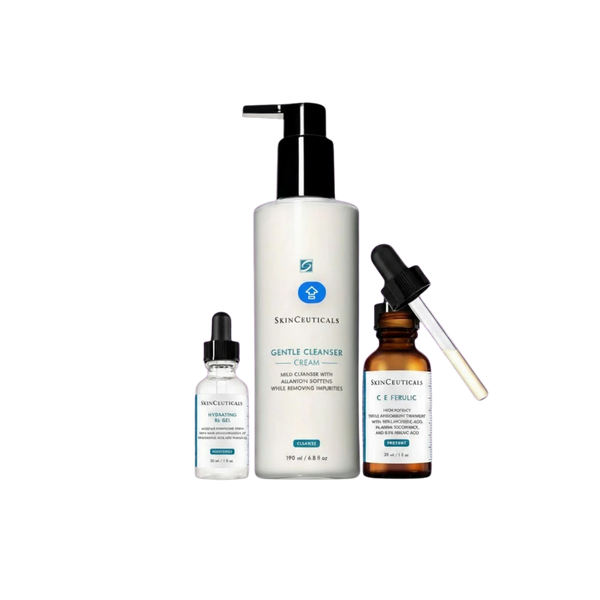 Skinceuticals Hydrate & Brighten Bundle  CE Ferulic 30ml + Gentle Cleanser Cream 190ml + Hydrating B5 15ml