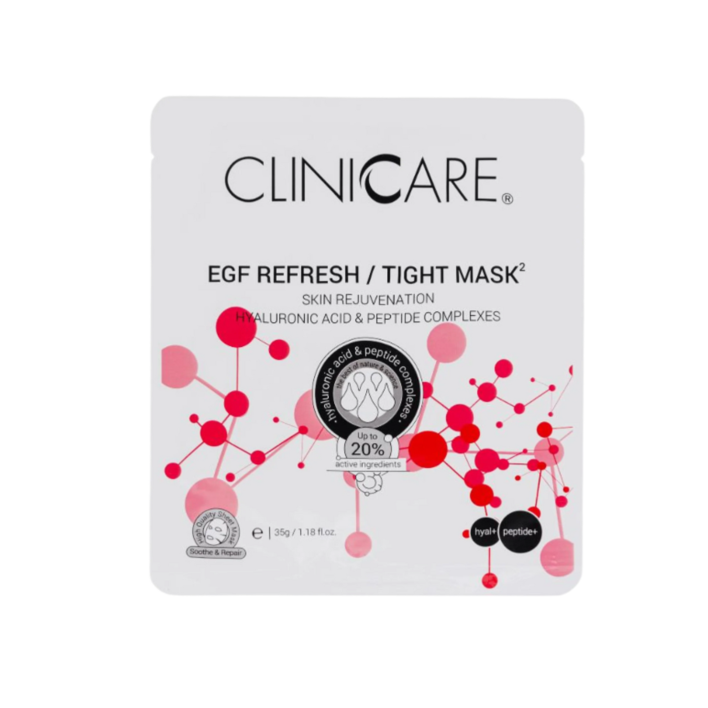 ClinicCare egg  refresh/tight  sheet mask 