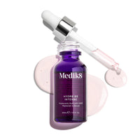 Medik8 Hydrate b5 Intense bottle with dropper showing product consistency on a white background