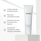 Medik8 Pore Cleanse Gel Intense tube image on white background with product benefits listed