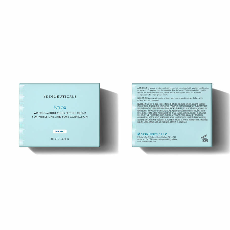 SkinCeuticals P-TIOX Serum 30ml + P-TIOX Cream 48ml Anti-Wrinkle Bundle