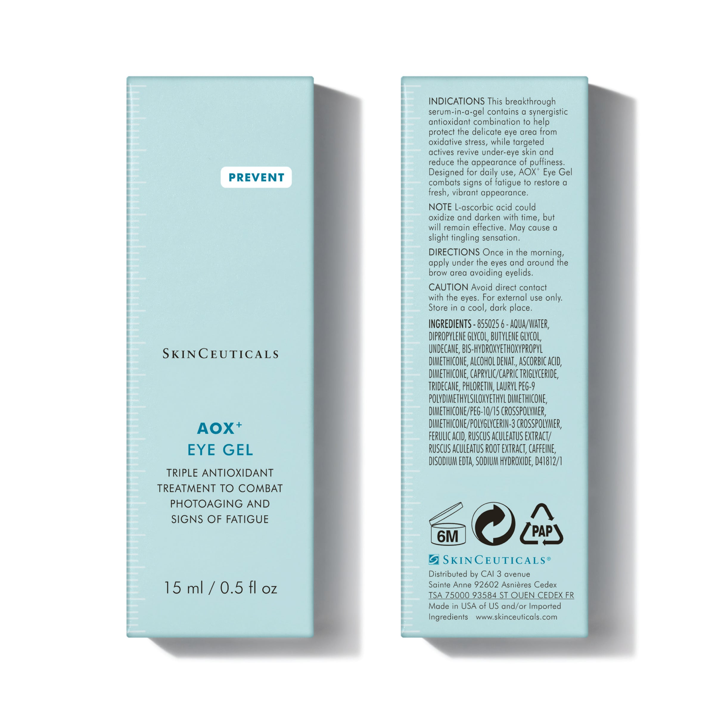 SkinCeuticals AOX+ Eye Gel 15ml SkinCeuticals