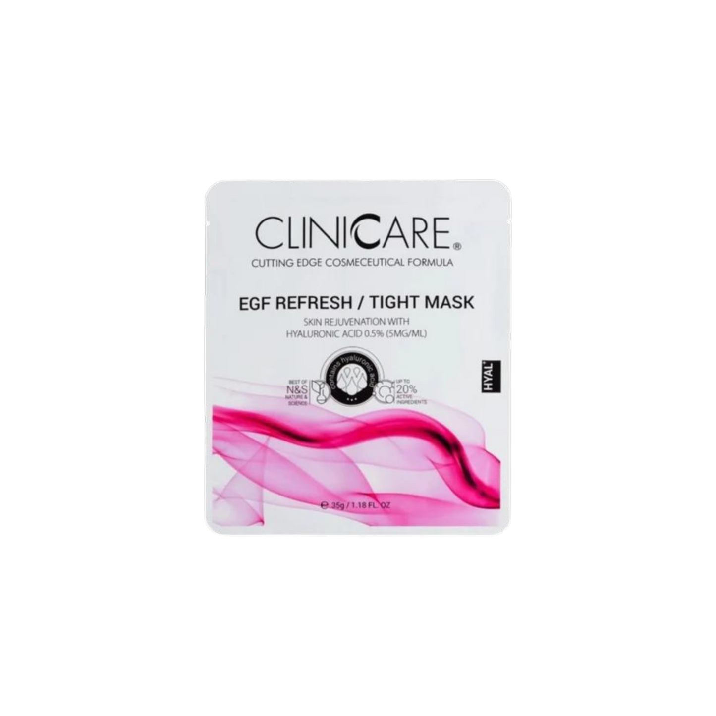 CLINICCARE EGF REFRESH DICHTE MASKE