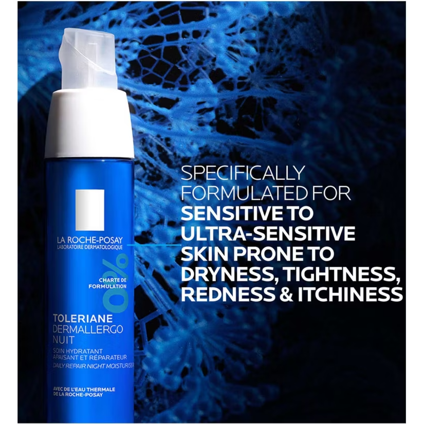 La Roche-Posay Toleriane Dermallergo Soothing Night Cream 40ML Moisturiser