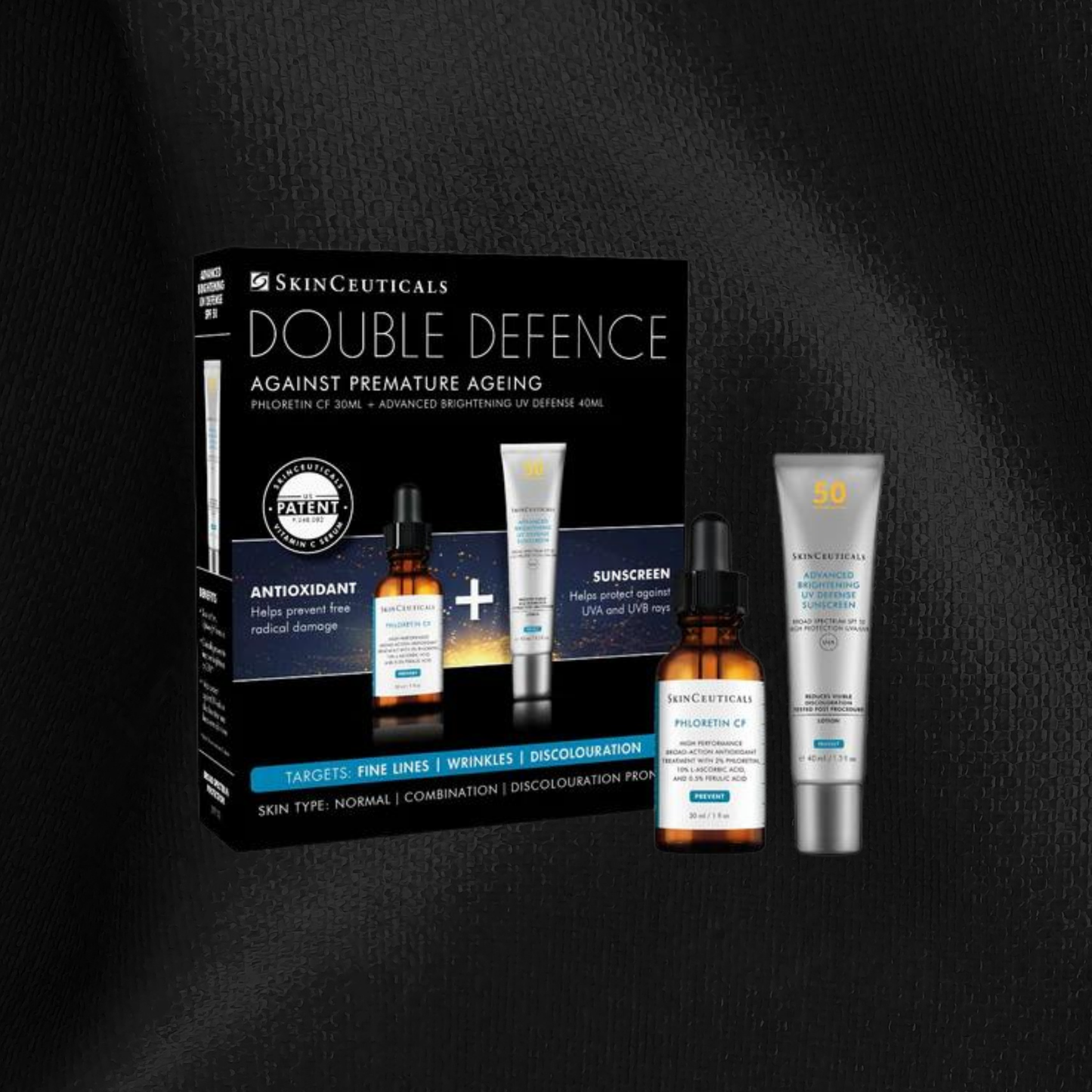 Kit SkinCeuticals Double Defense Silymarin CF pour peaux grasses et sujettes aux imperfections, d'une valeur de 190 £ 