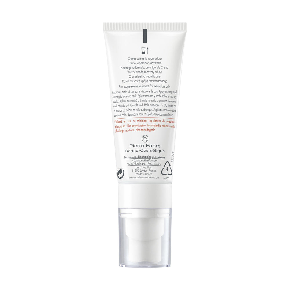 Avène Tolérance Control Recovery Cream 40ml — packaging detail
