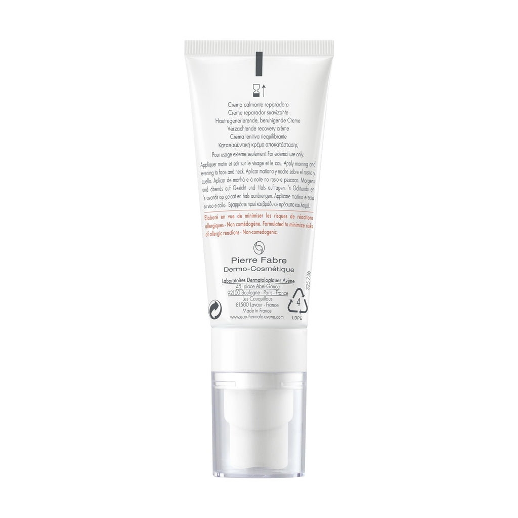 Avène Tolérance Control Recovery Cream 40ml — packaging detail