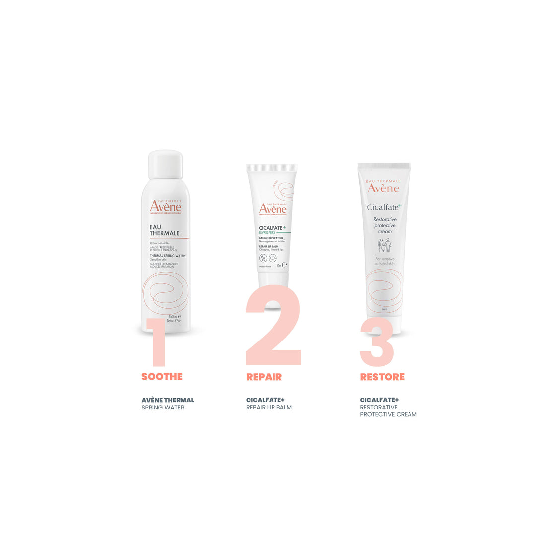 Avène Cicalfate+ Lips Repair Lip Balm 10ml — packaging detail