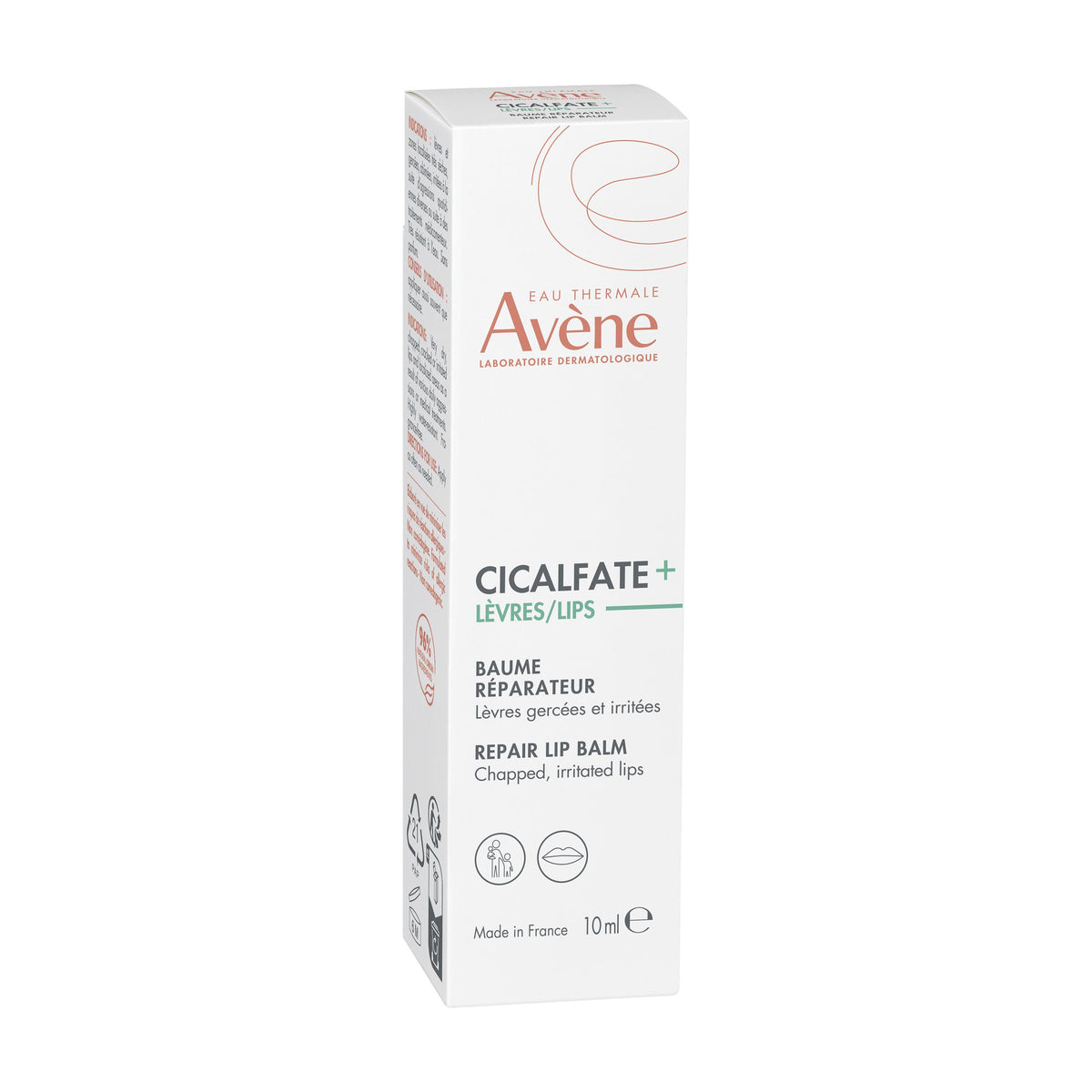 Avène Cicalfate+ Lips Repair Lip Balm 10ml — packaging detail
