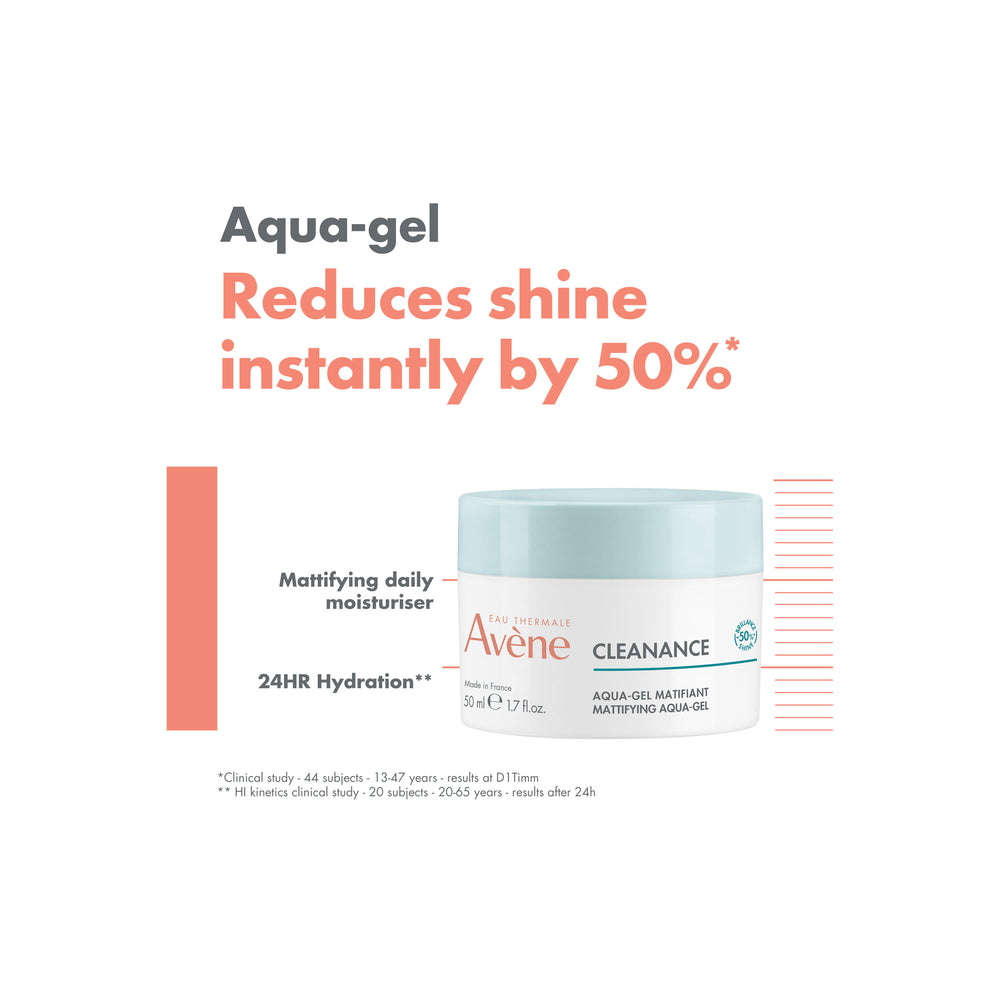 Avène Cleanance Mattifying Aqua-Gel 50ml — application technique