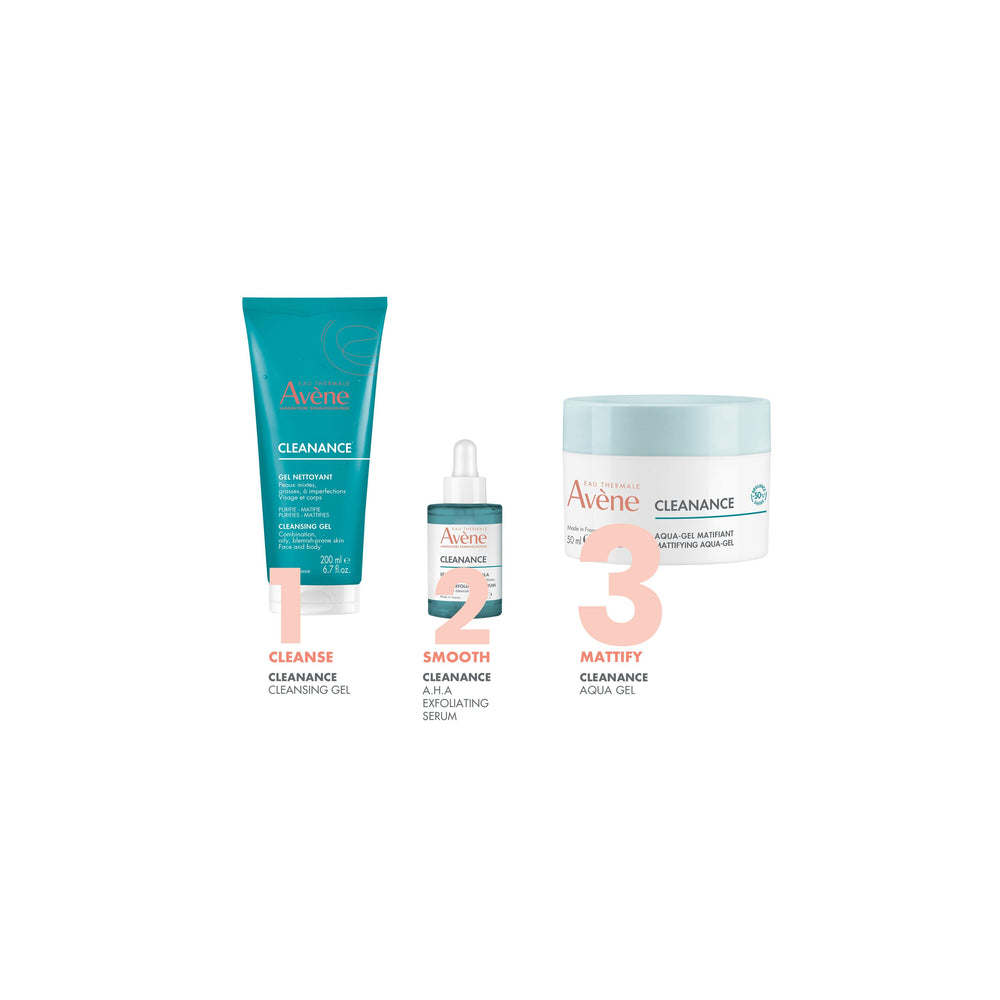 Avène Cleanance Mattifying Aqua-Gel 50ml — packaging detail