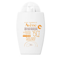 Avène VHP Mineral Fluid SPF50+ 40ml — chemical filter-free sunscreen for intolerant skin