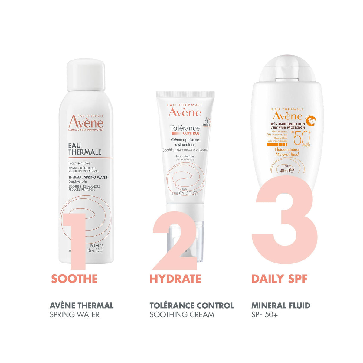 Avène VHP Mineral Fluid SPF50+ 40ml — packaging detail