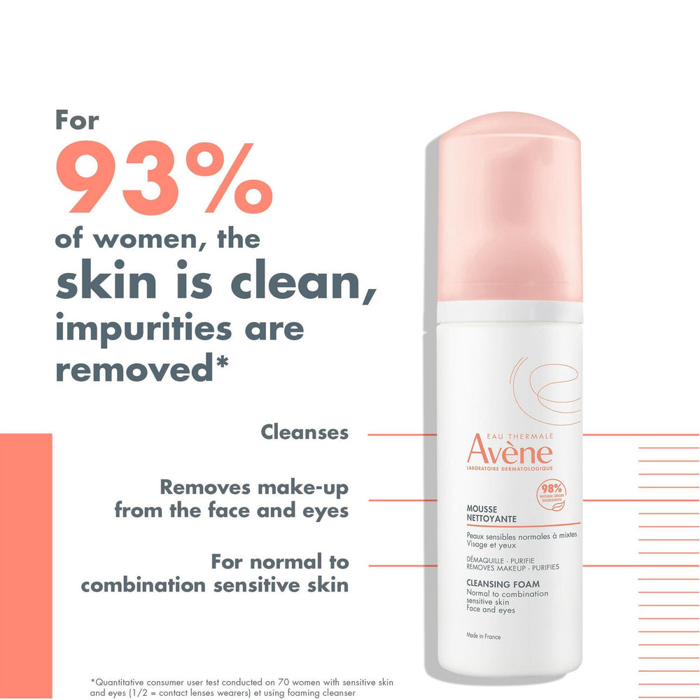 Avène Cleansing Foam 150ml — key ingredients