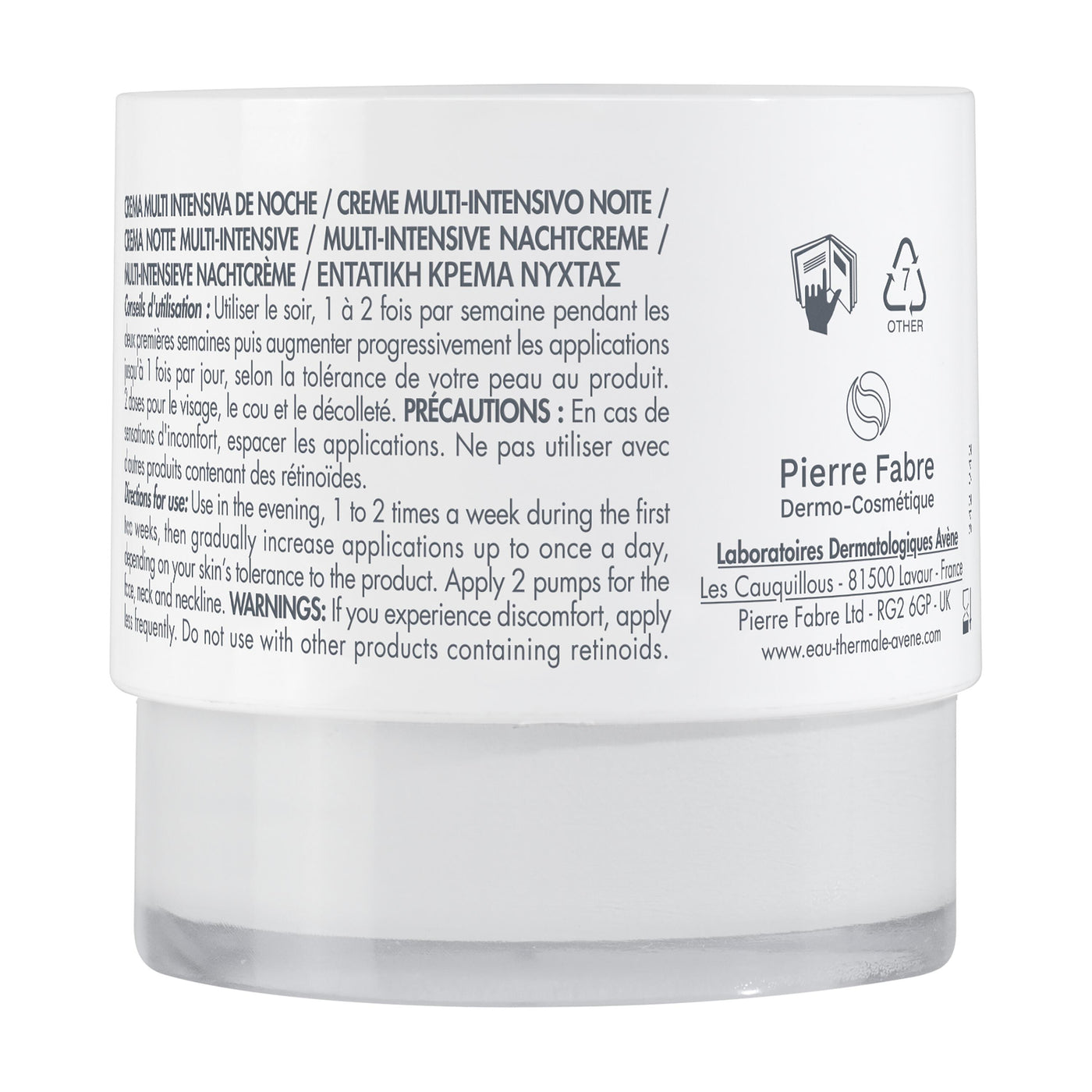 Avène Hyaluron Activ B3 Night Cream 40ml — packaging detail
