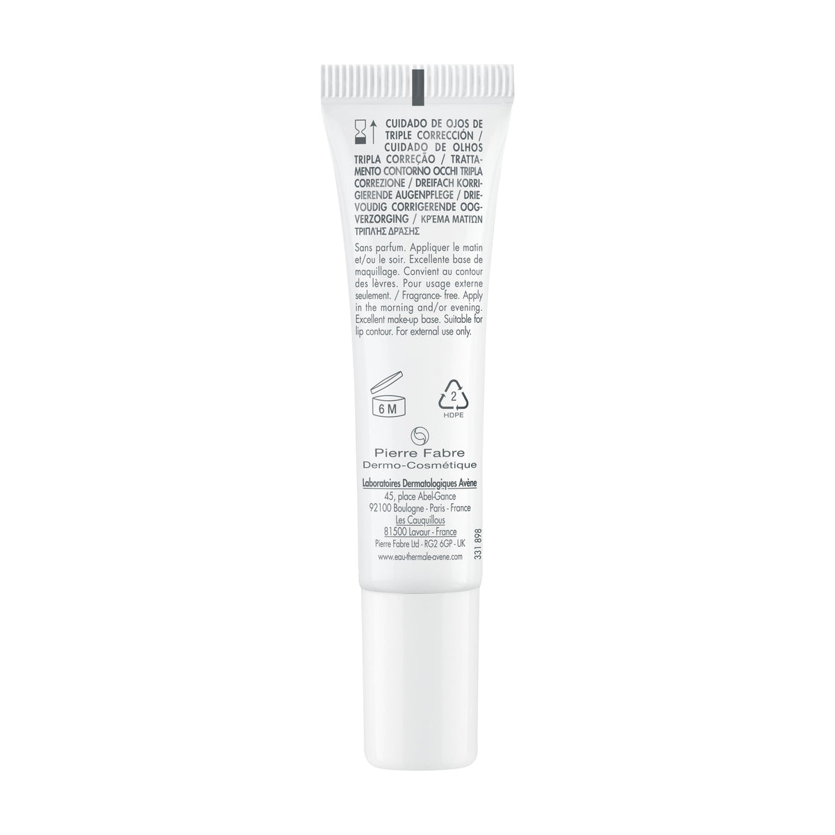 Avène Hyaluron Activ B3 Eye Care 15ml — packaging detail