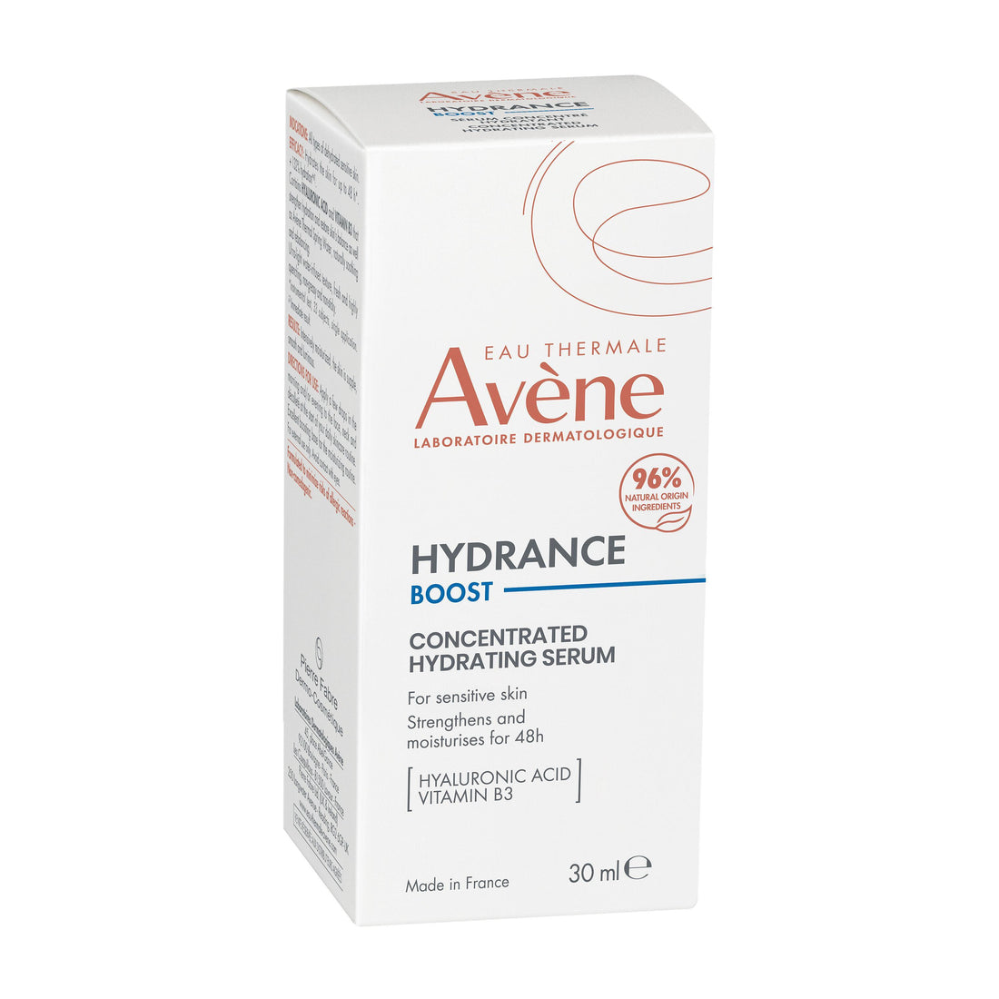 Avène Hydrance Boost Serum 30ml — packaging detail