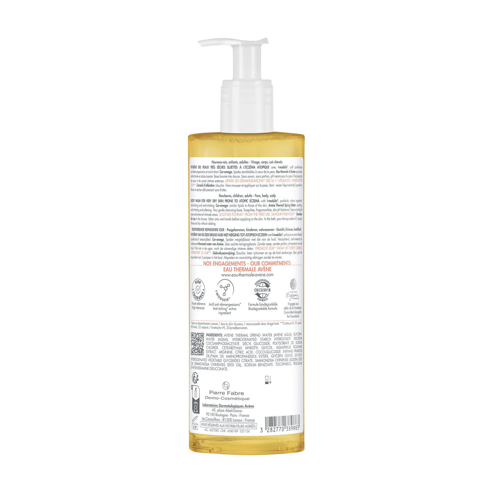 Avène XeraCalm A.D. Cleansing Oil 400ml — key ingredients