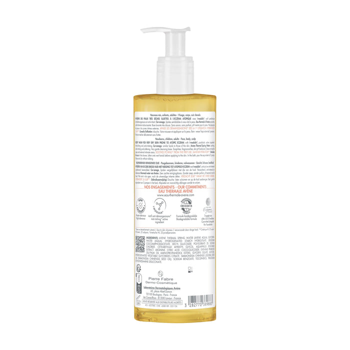 Avène XeraCalm A.D. Cleansing Oil 400ml — key ingredients