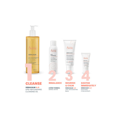 Avène XeraCalm A.D Lipid-Replenishing Cleansing Oil for Dry, Itchy Skin 400 ml