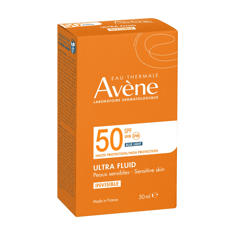 Avène Ultra Fluid Invisible SPF50 50ml — application technique