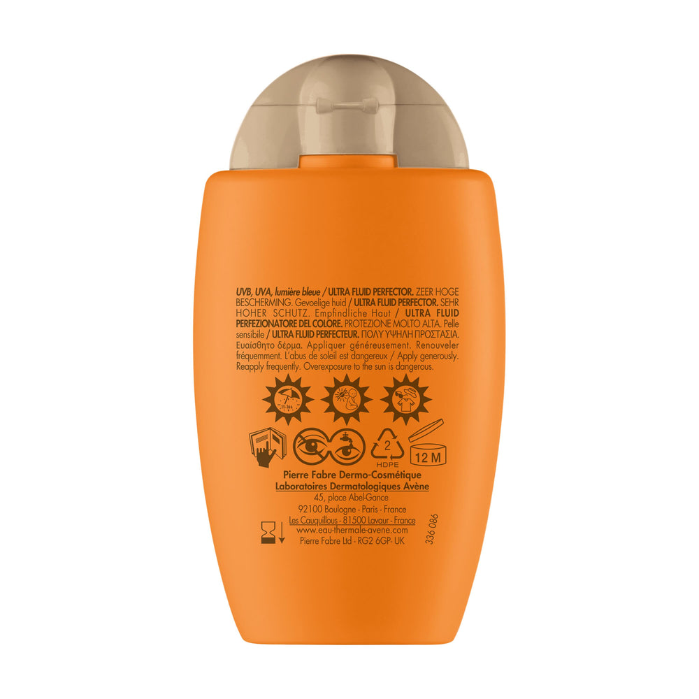 Avène Ultra Fluid Tinted SPF50+ 50ml — packaging detail