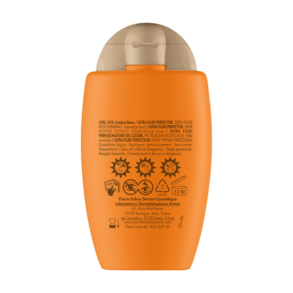 Avène Ultra Fluid Tinted SPF50+ 50ml — packaging detail