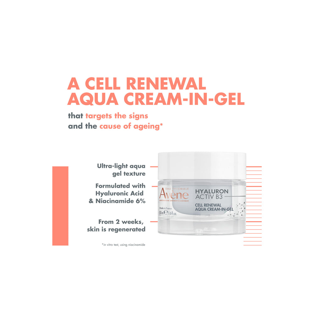 Avène Hyaluron Activ B3 Aqua Gel-Crème 50ml — packaging detail
