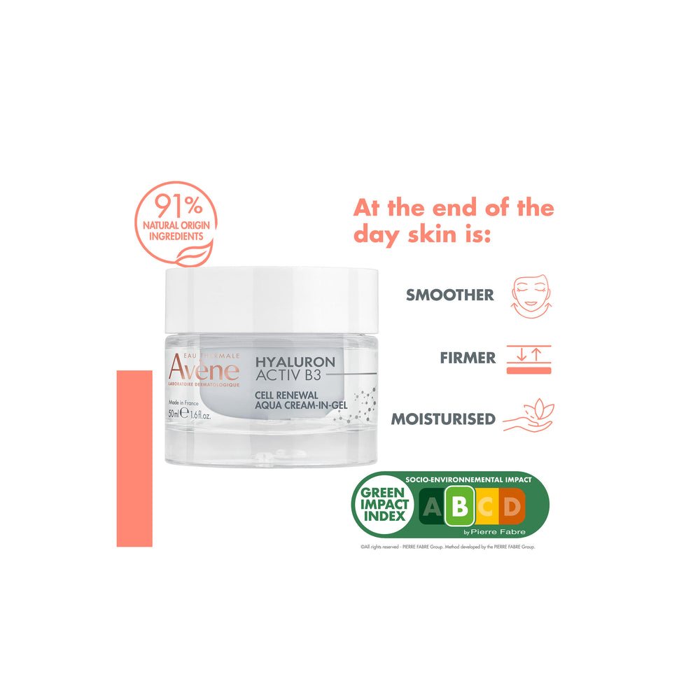 Avène Hyaluron Activ B3 Aqua Gel-Crème 50ml — packaging detail