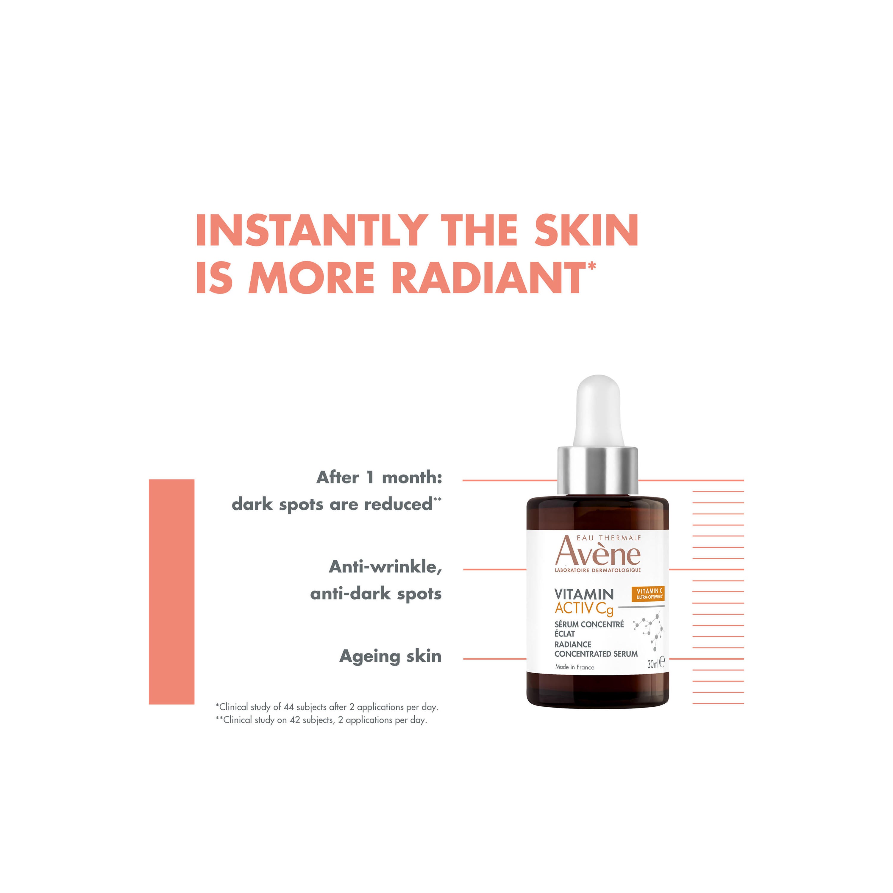 Avène Vitamin Activ Cg Radiance Concentrated Serum for Radiant Skin 30 ml