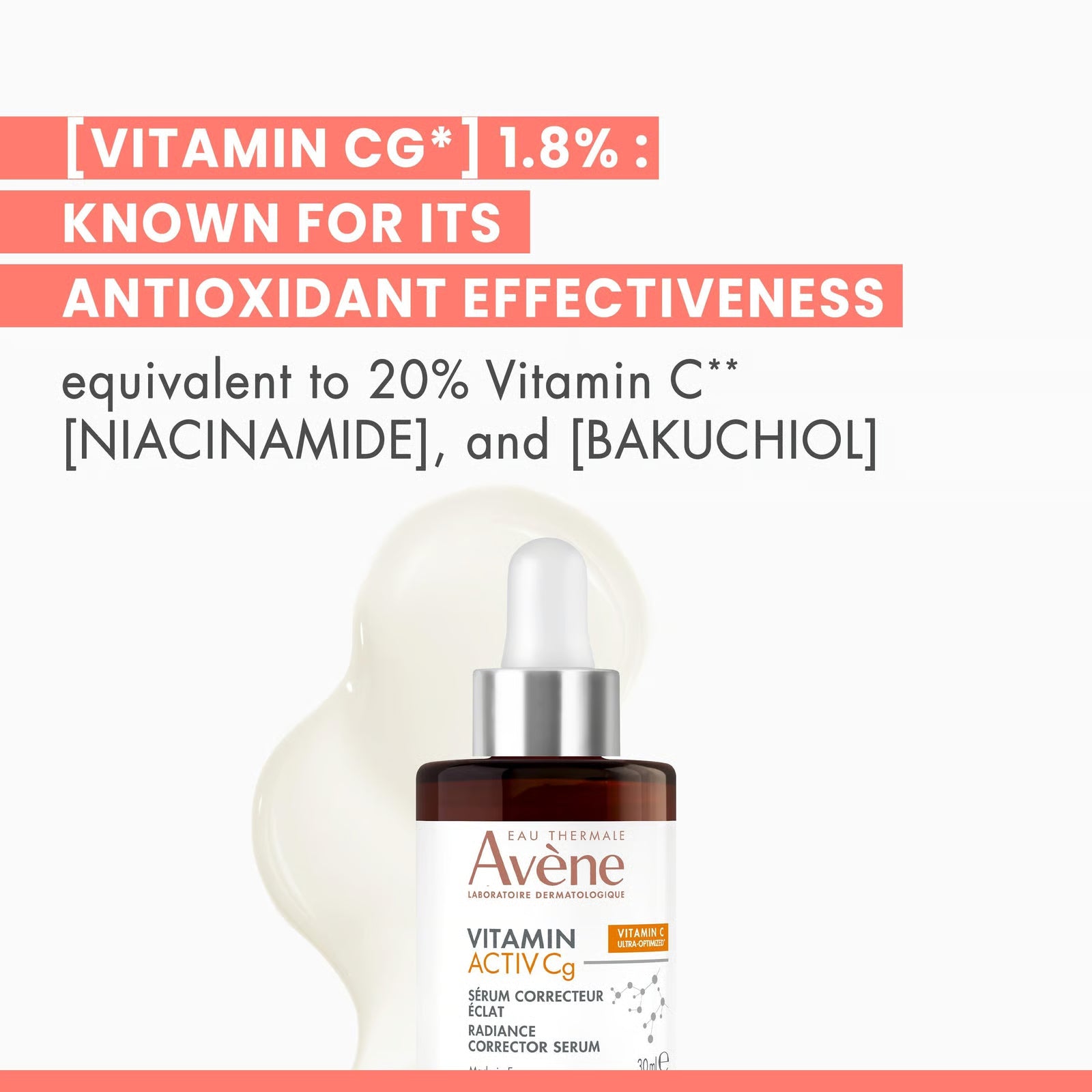 Avène Vitamin Activ Cg Radiance Serum 30ml — packaging detail