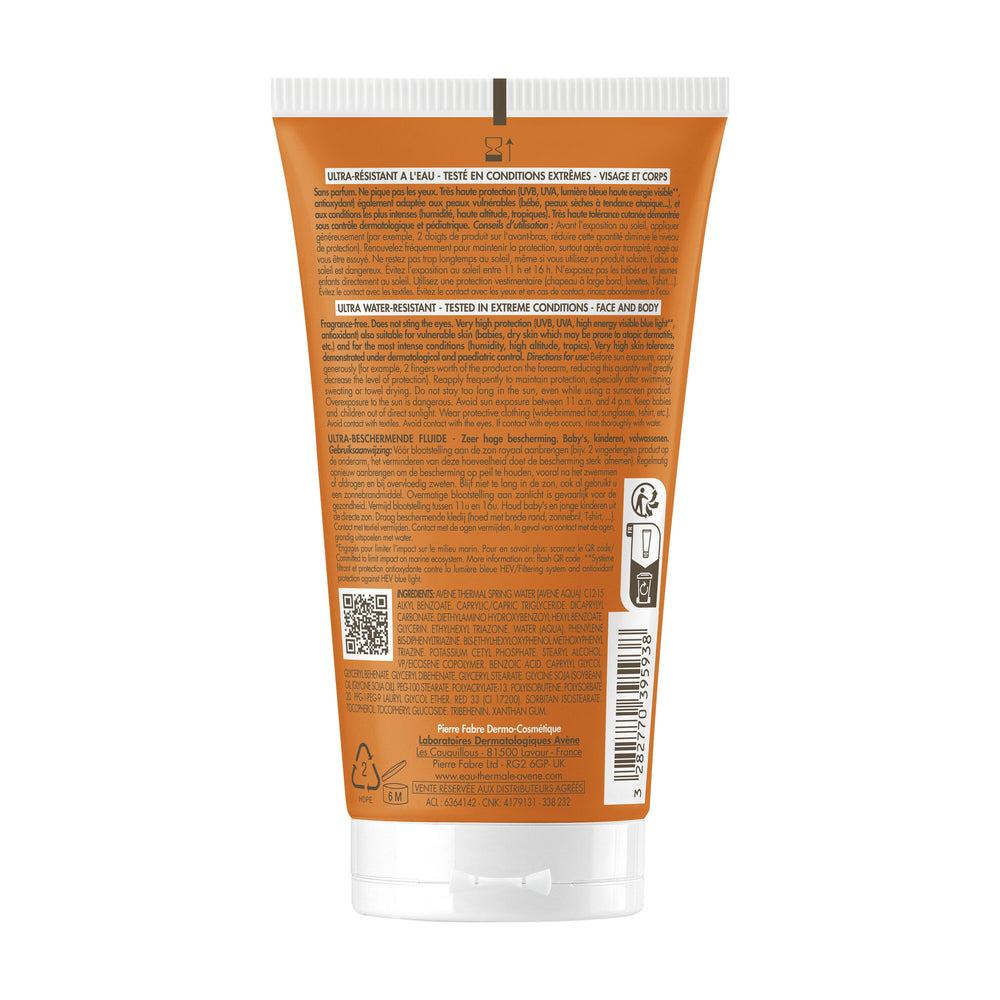 Avène Intense Protect SPF50+ 150ml — formula and texture