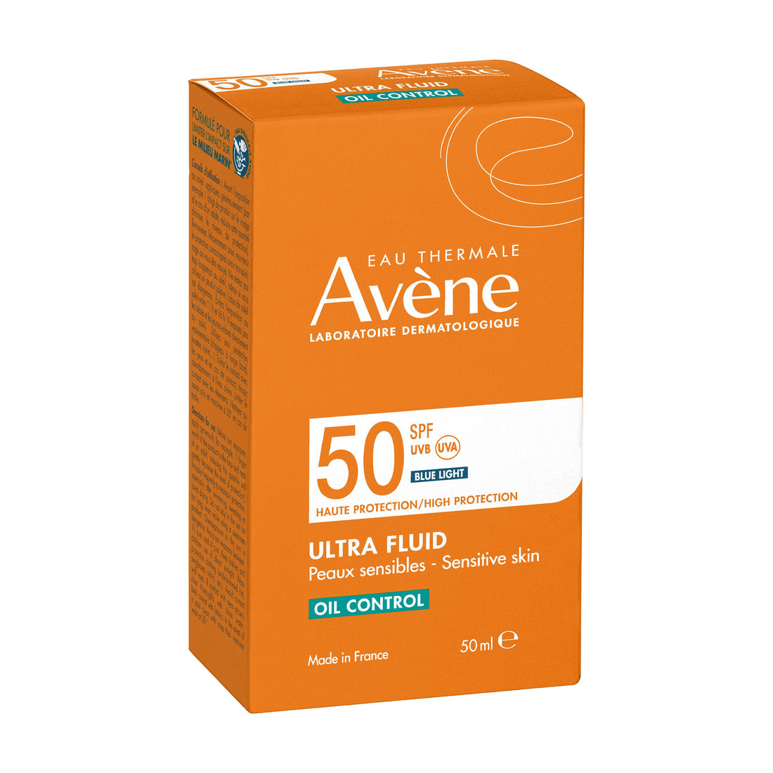 Avène Ultra Fluid Oil Control SPF50 50ml — application technique