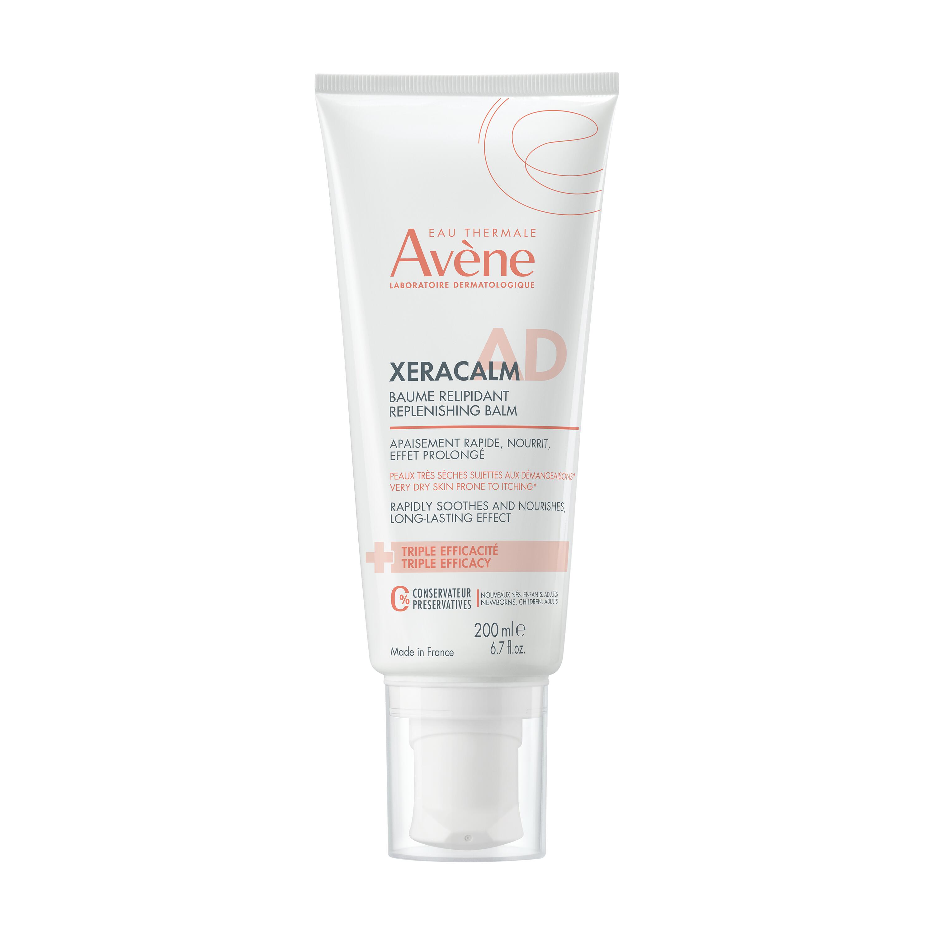 Avène XeraCalm A.D. Lipid-Replenishing Balm 200ml — intensive emollient for eczema-prone skin