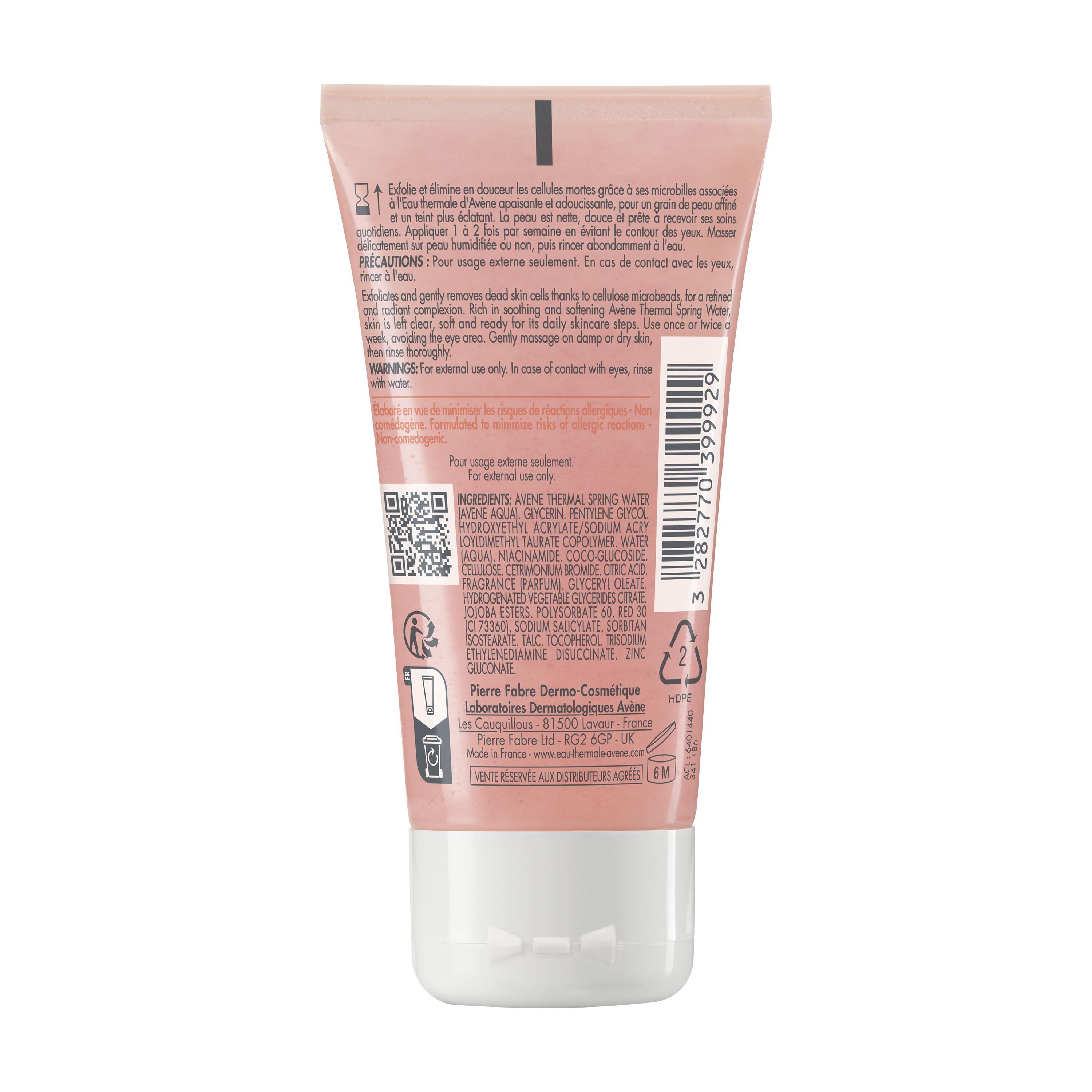 Avène Gentle Exfoliating Gel 50ml — packaging detail