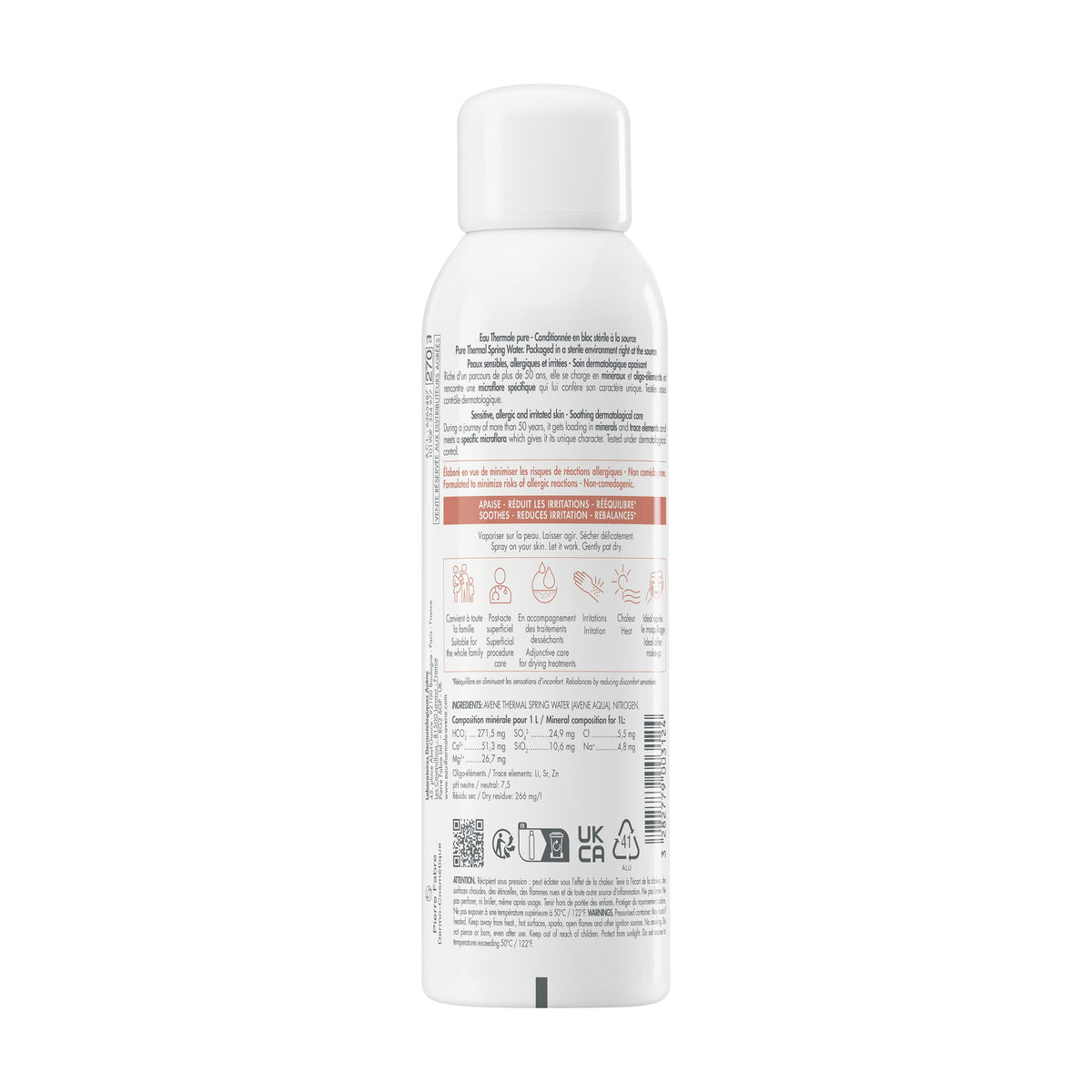 Avène Thermal Spring Water Spray 150ml — application technique