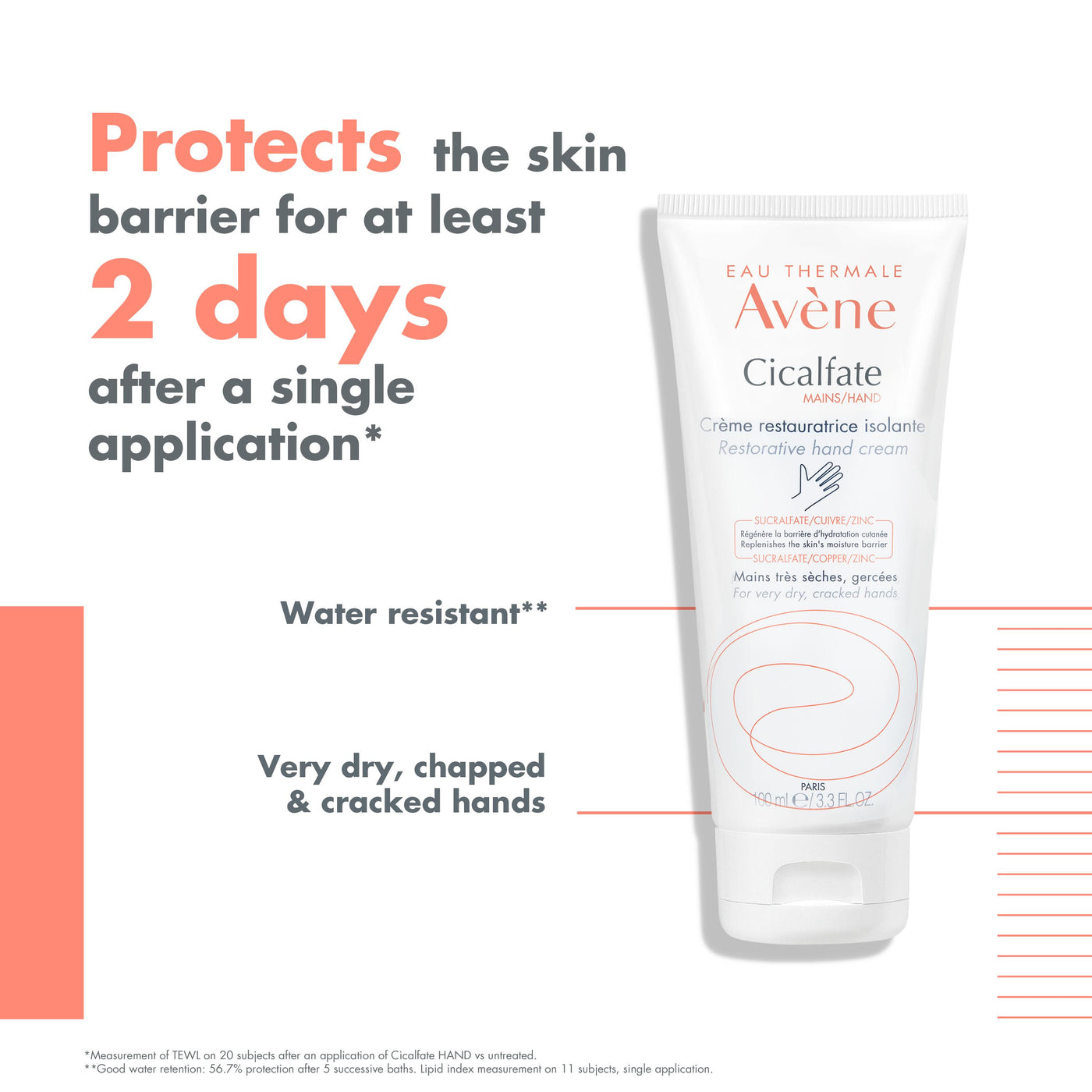 Avène Cicalfate+ Restorative Hand Cream 100ml — key ingredients