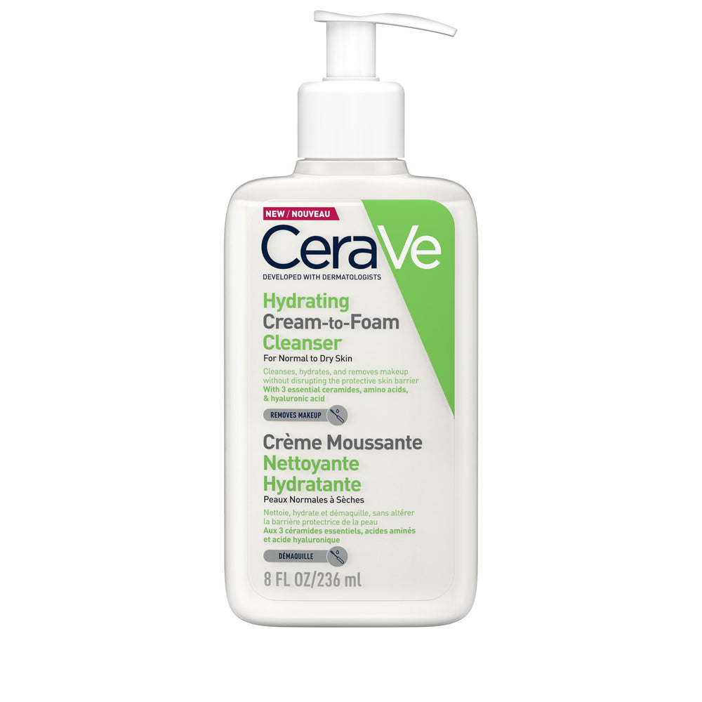 CeraVe Hydrating Cream-to-Foam Cleanser 236ml