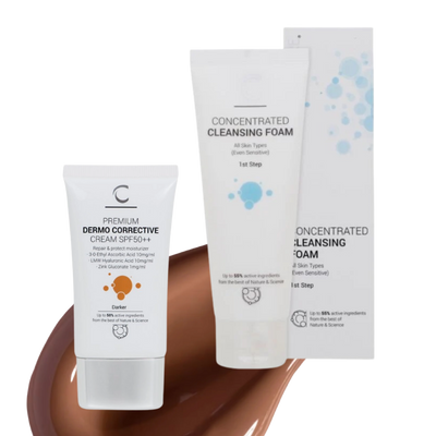 ClinicCare Dermo Corrective Darker 35ml + Concentrated Cleansing Foam 100ml Bundle
