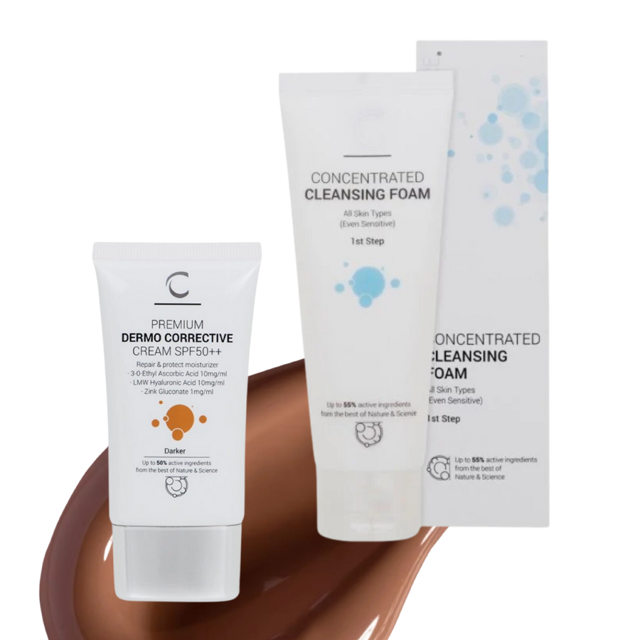 ClinicCare Dermo Corrective Darker 35ml + Concentrated Cleansing Foam 100ml Bundle
