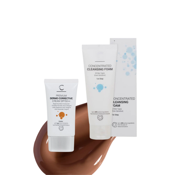 ClinicCare Dermo Corrective Darker 35ml + Concentrated Cleansing Foam 100ml Bundle