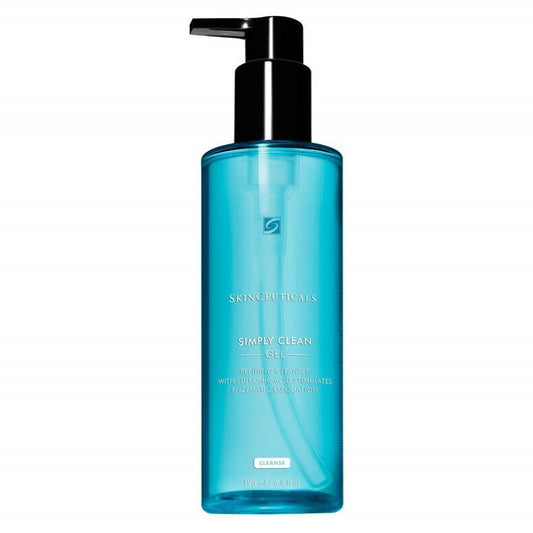 Skinceuticals simply clean face wash. Formulated to exfoliate, soothe and soften the skin to improve the overall texture.
