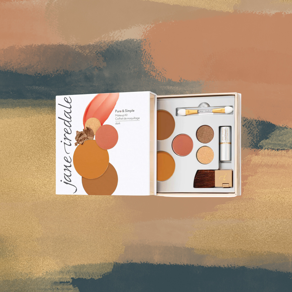 Jane Iredale Pure & Simple Makeup Kit - Dark make up