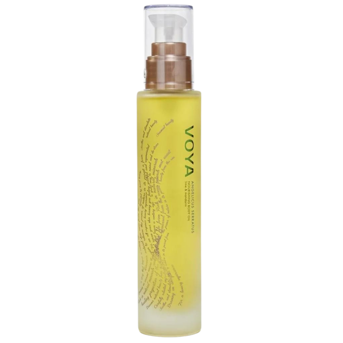 VOYA Angelicus Serratus Nourishing Body Oil Lime & Mandarin 100ml VOYA