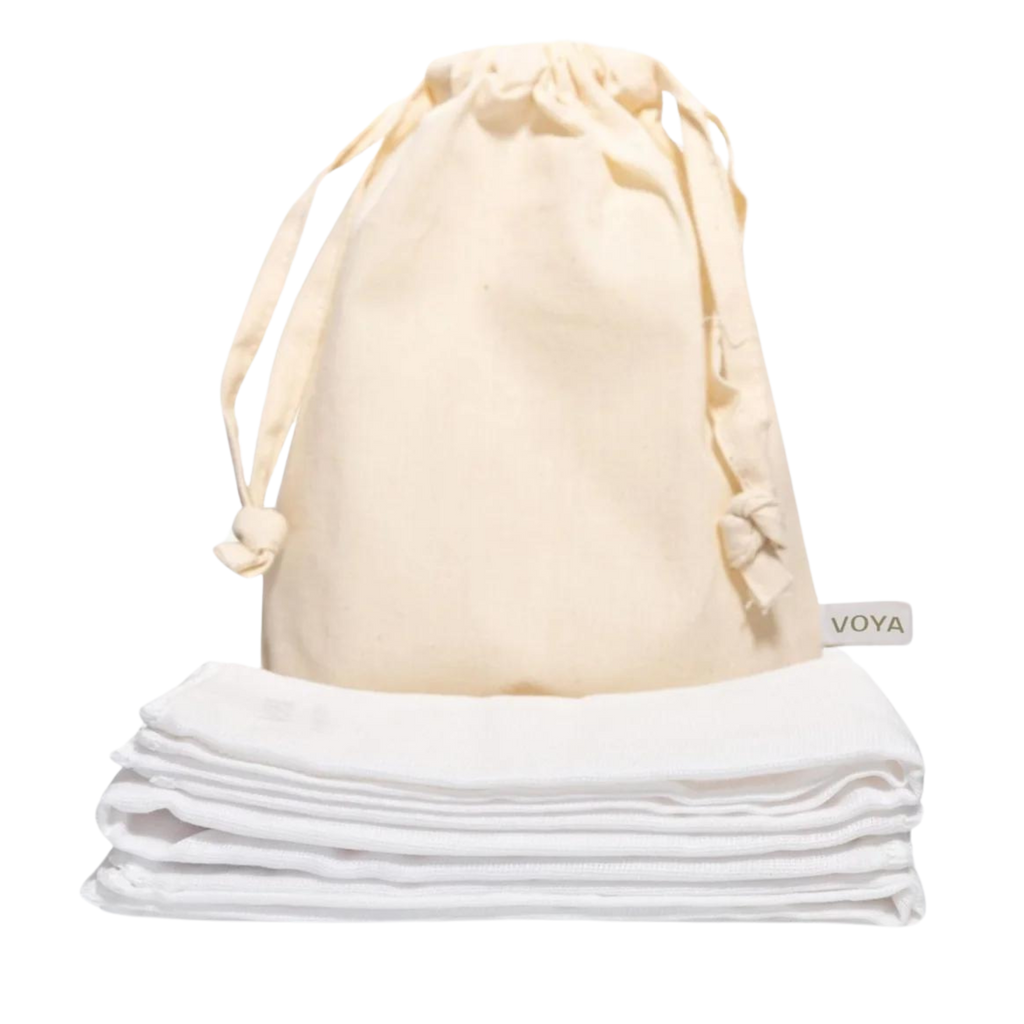 organic face cloths 3 in a bag Voya