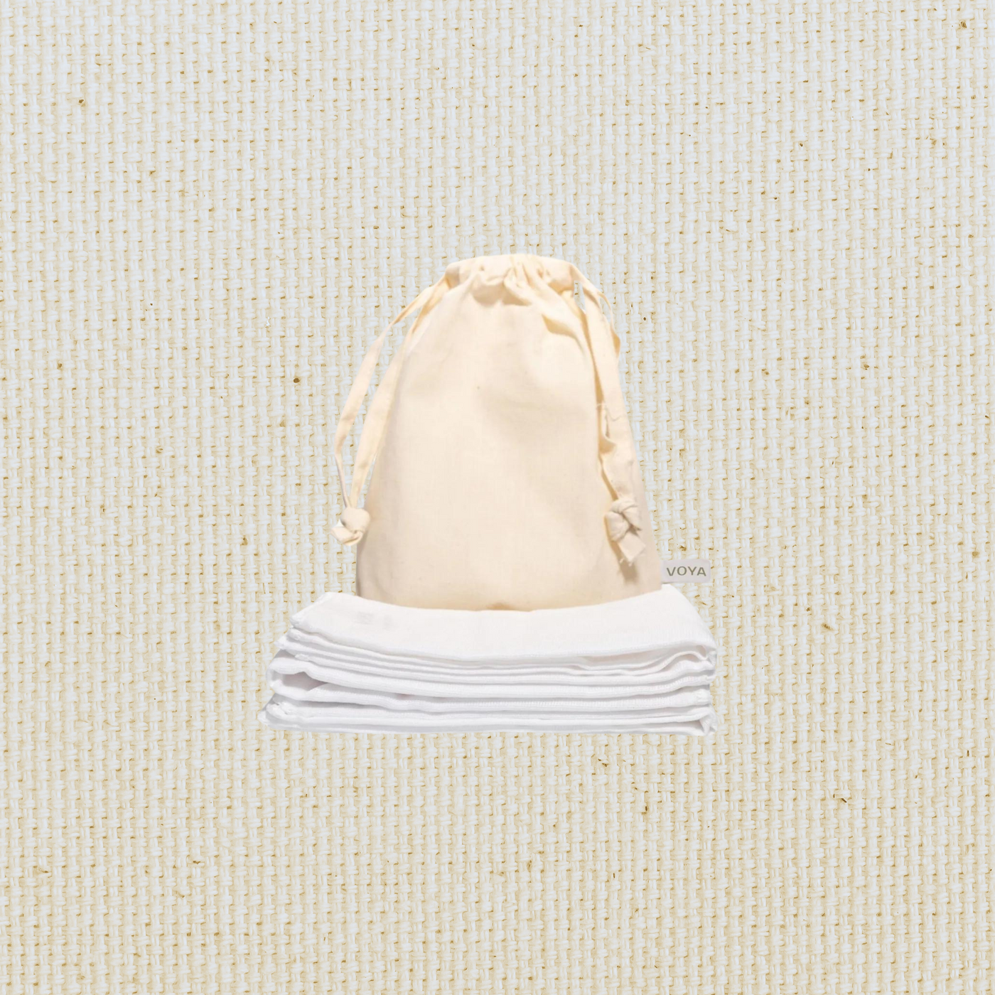 VOYA Organic Facial Cloths X3 VOYA