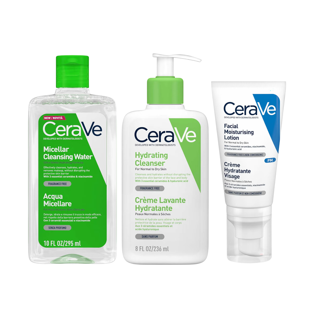 CeraVeHydrating 3Step Cleanse Bundle